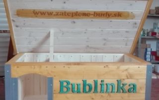 Zateplená psia búda - Bublinka